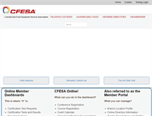 Tablet Screenshot of cfesa.com